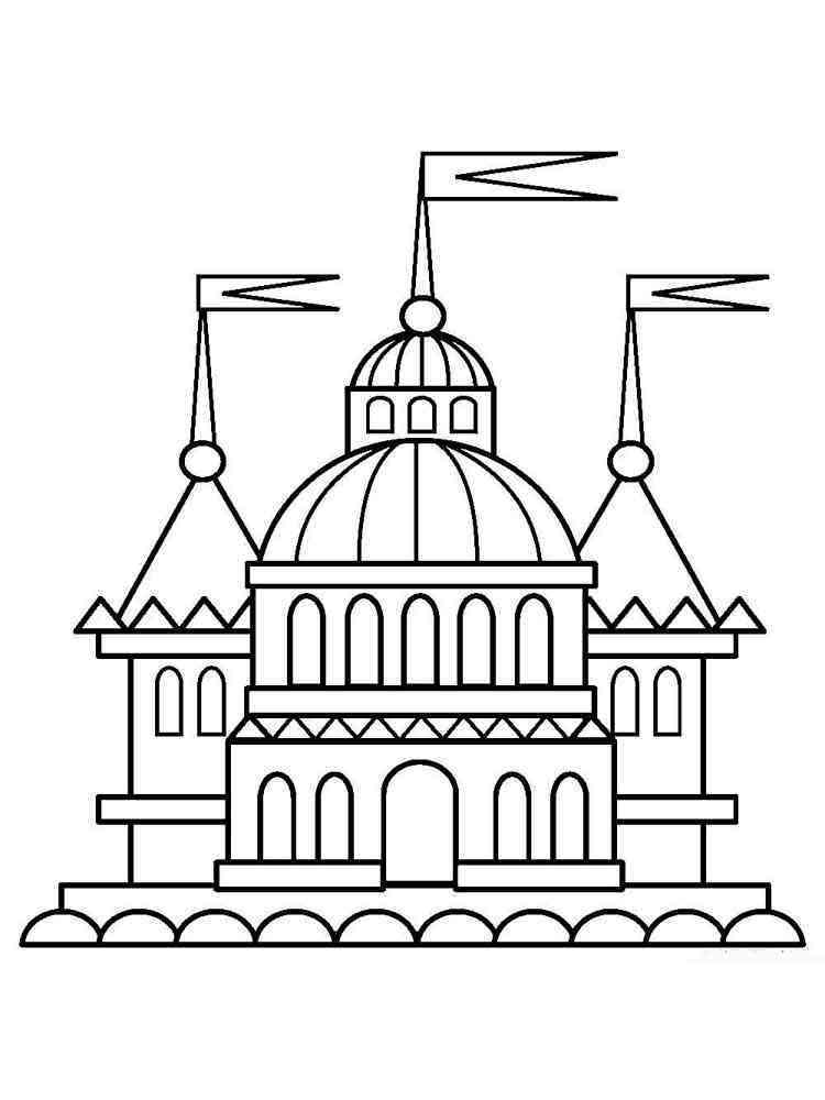 castle coloring pages