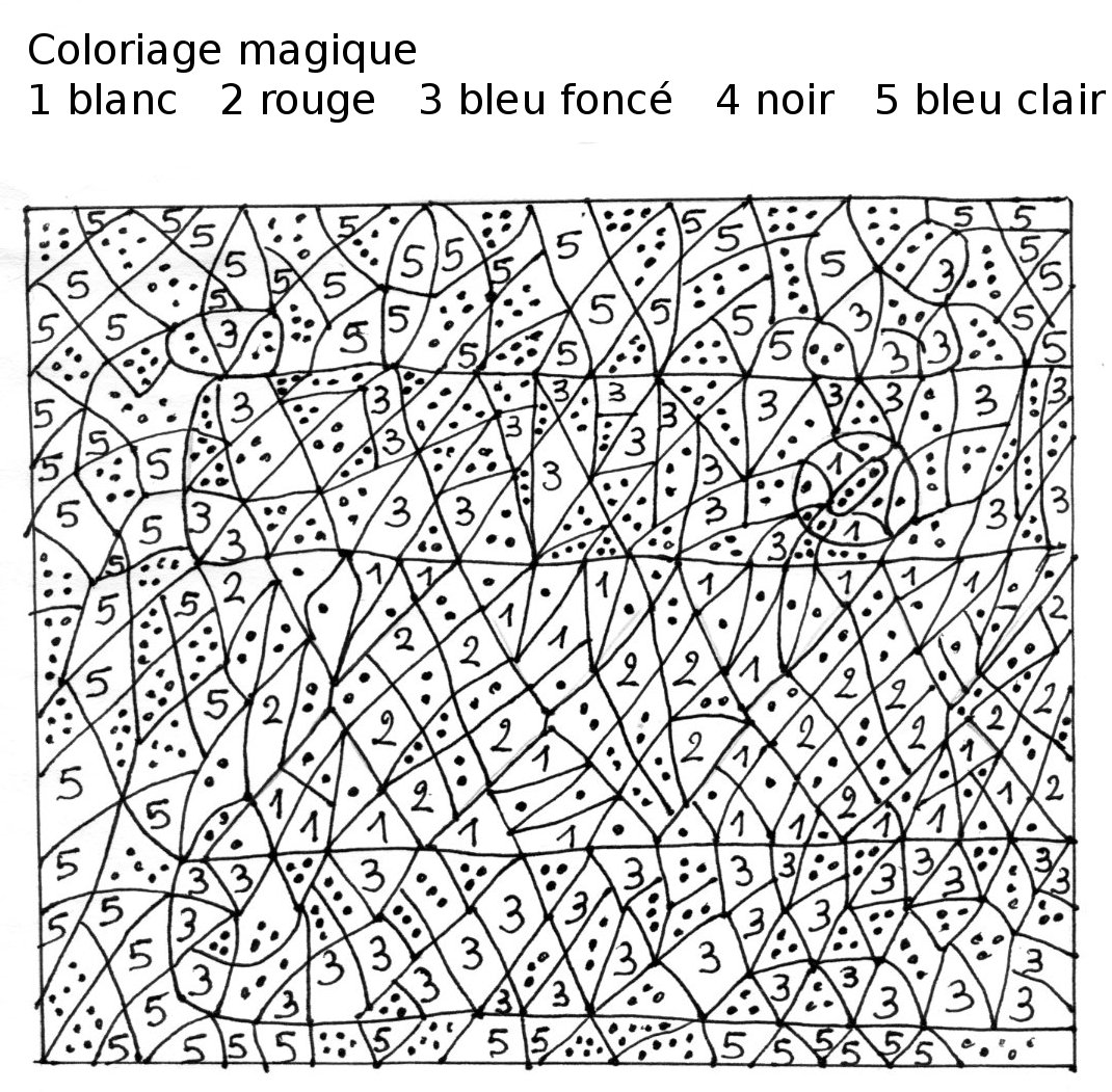 coloriage magique quatrieme