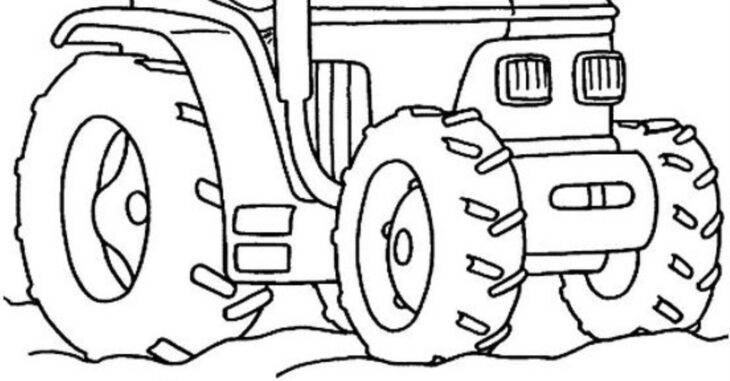 Dessin A Colorier Gratuit A Imprimer Tracteur 93 Dessins De Coloriage Tracteur Gratuit à Imprimer