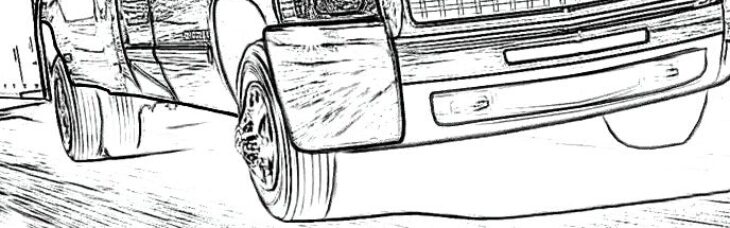 Diesel Truck Lifted Truck Coloring Pages Download Pickup Truck Coloring Pages || Coloring-pages-printable.com