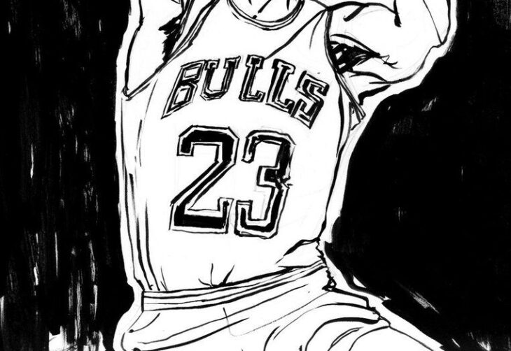 Free Printable Michael Jordan Coloring Pages Michael Jordan Coloring Page Page For Kids And For Adults