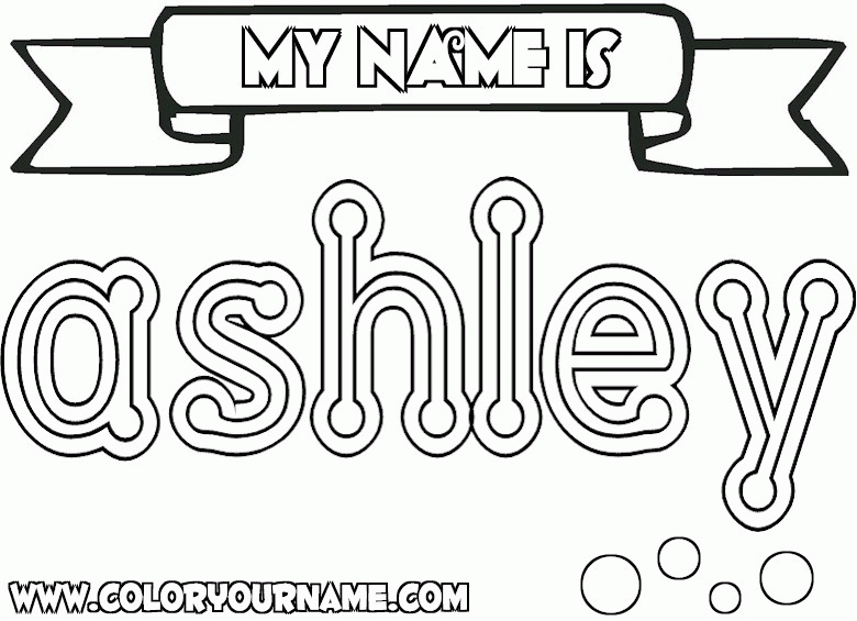 name coloring pages printable