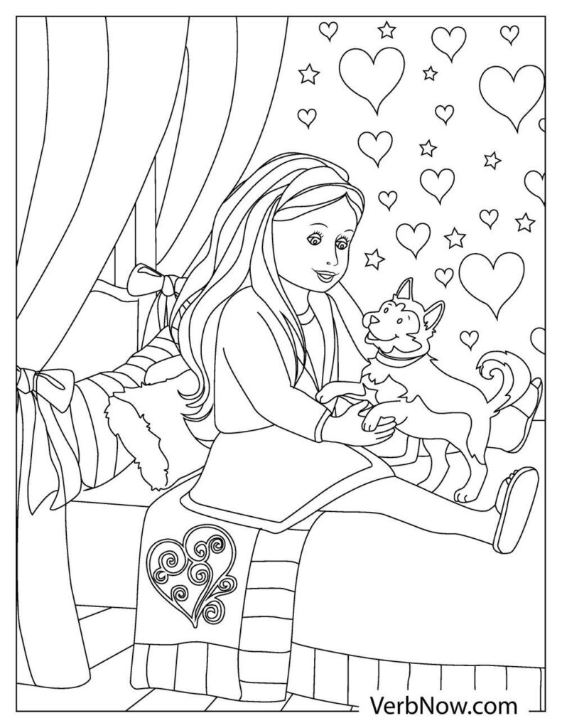 dolls coloring pages