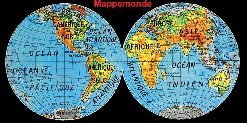 carte mappemonde imprimer