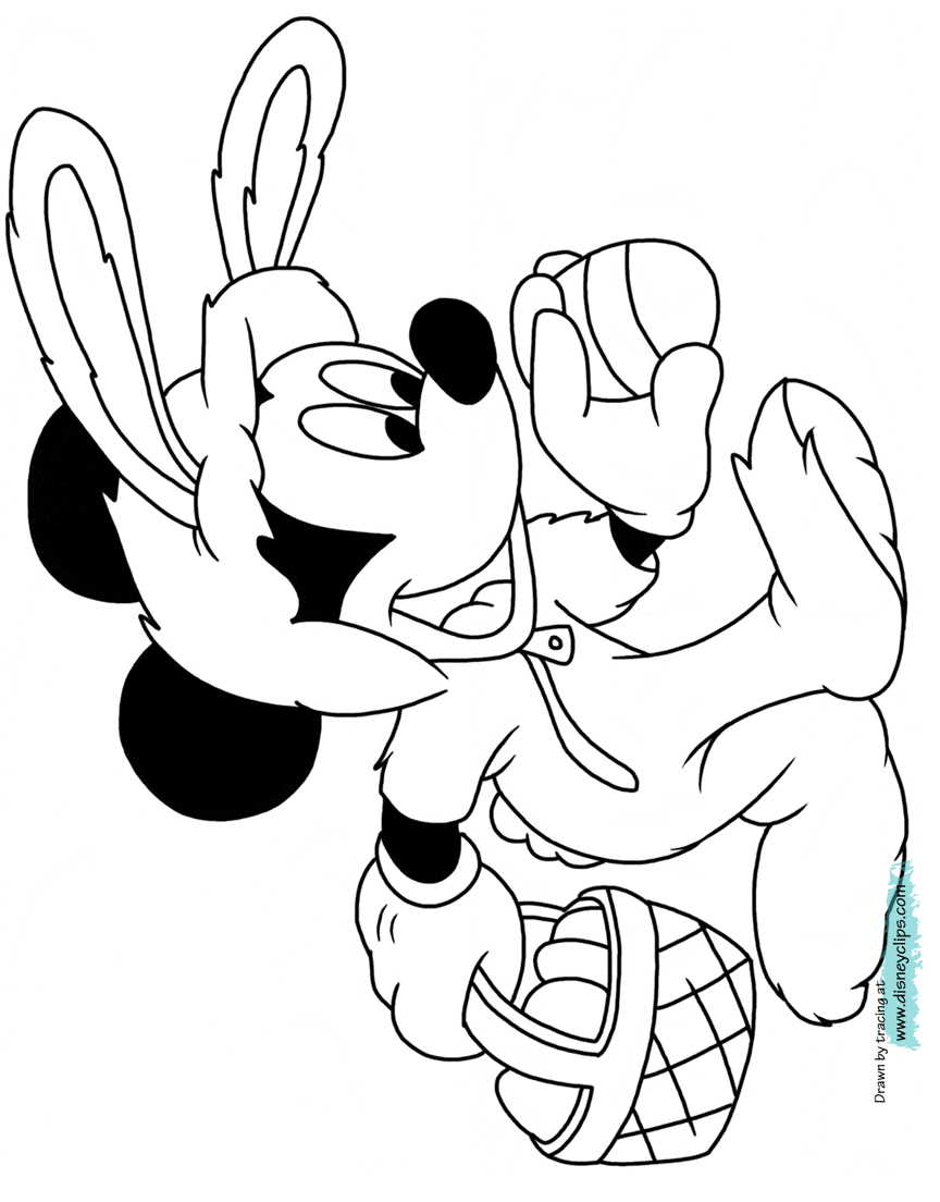 disney easter coloring pages