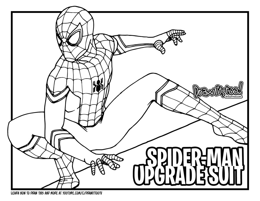 spider man no way home coloring pages