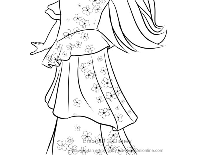 Isabella Madrigal Coloring Page 29+ Isabela Madrigal Coloring Pages