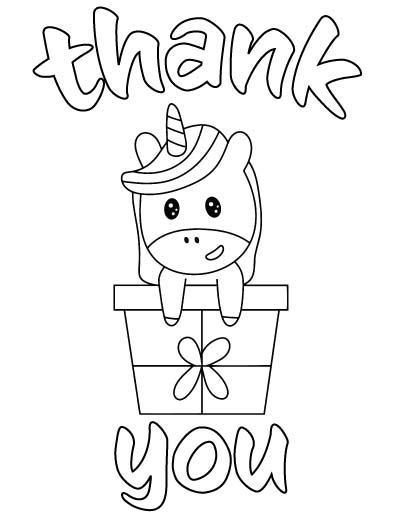 free printable thank you coloring pages