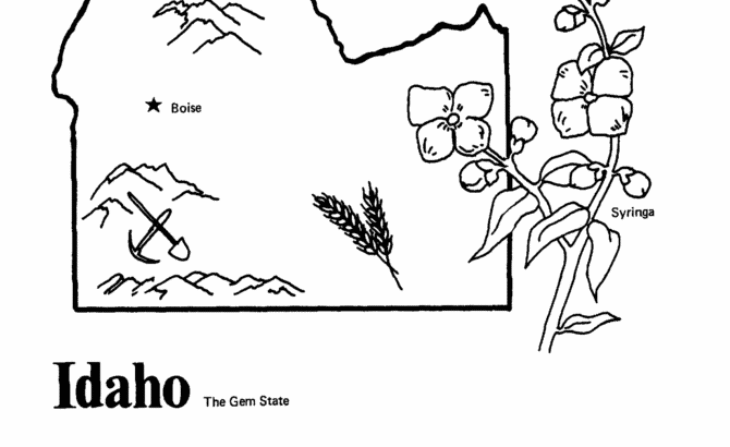 Idaho Coloring Pages 17 Best Images About Idaho History On Pinterest