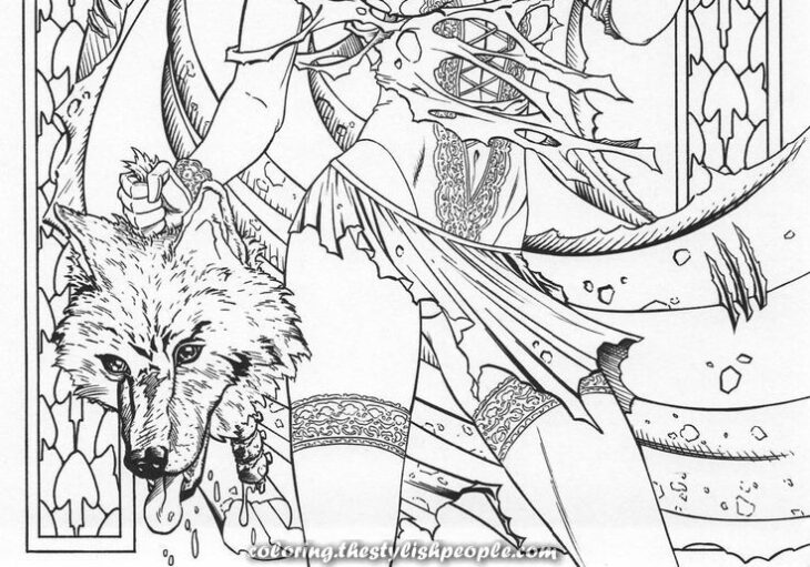 Grimm Fairy Tales Coloring Book Pages Coloring Grimm Pages Tales Fairy Adult