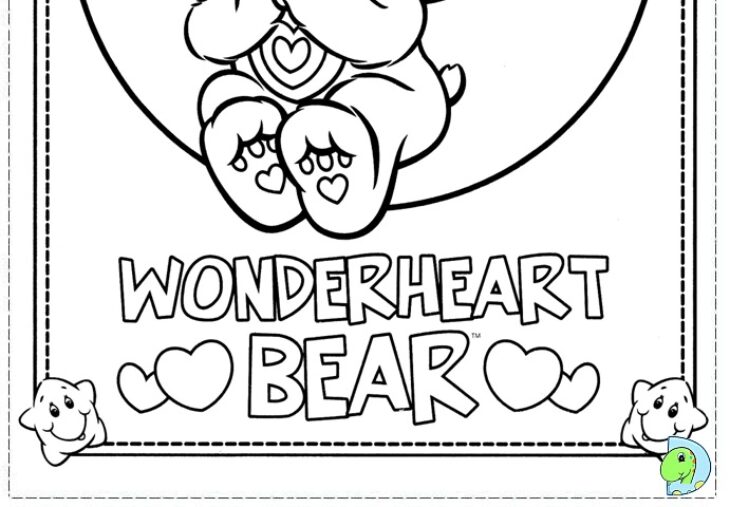 care bears coloring page