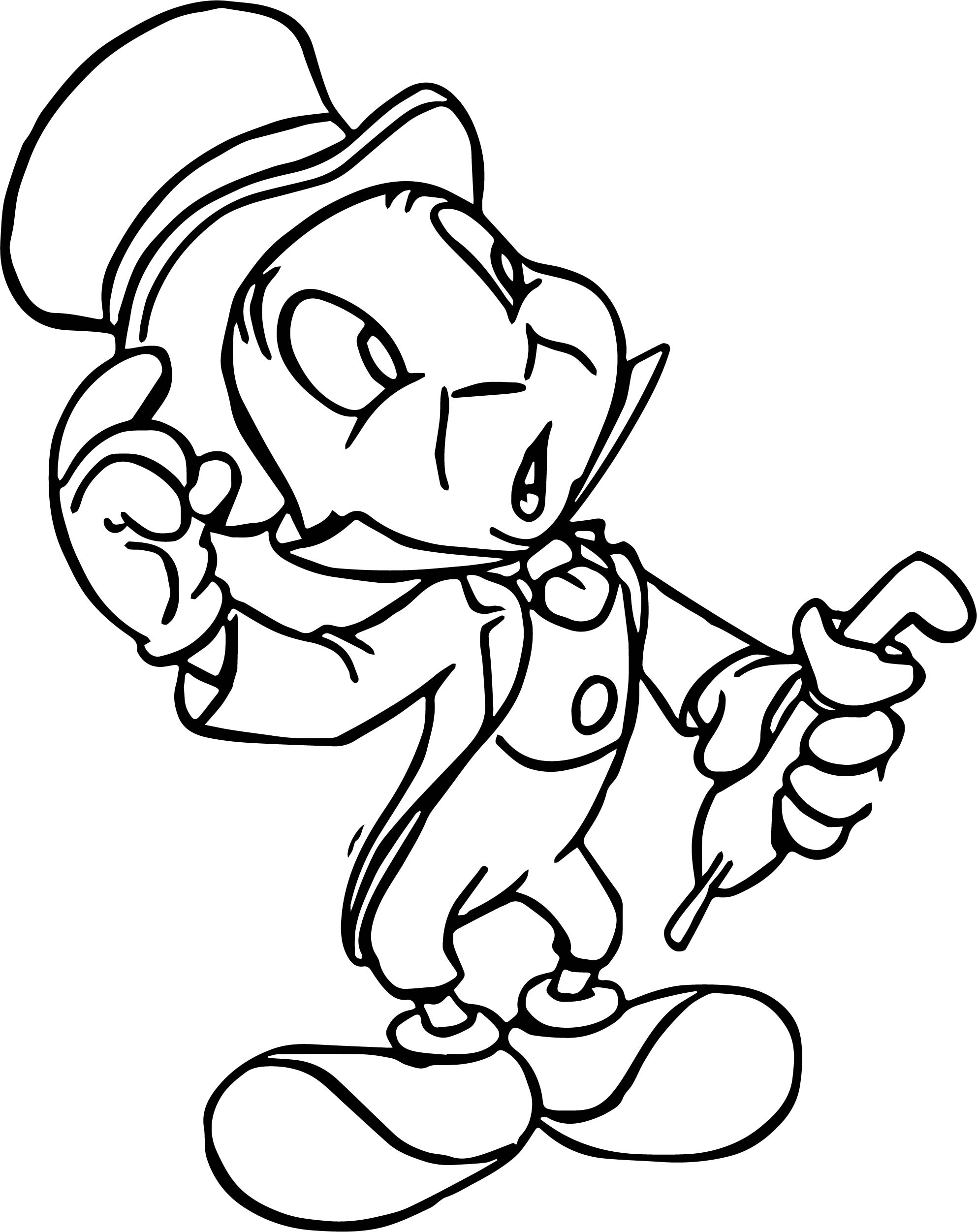 jiminy cricket coloring pages