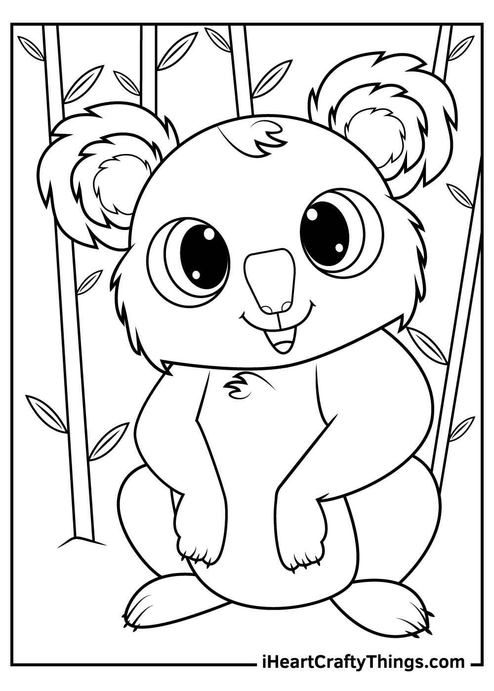 Koala Coloring Pages For Kids