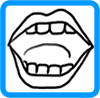 mouth coloring pages