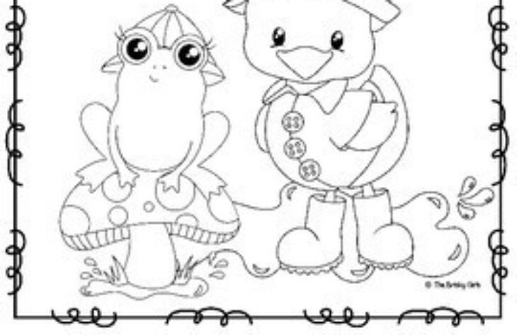 May Flowers Coloring Page April Coloring Pages