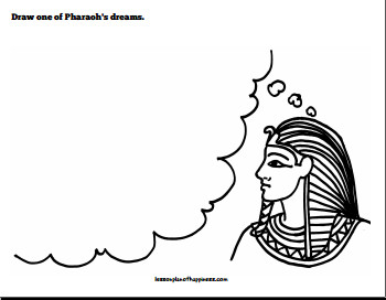 joseph interprets pharaoh 039 s dream coloring page