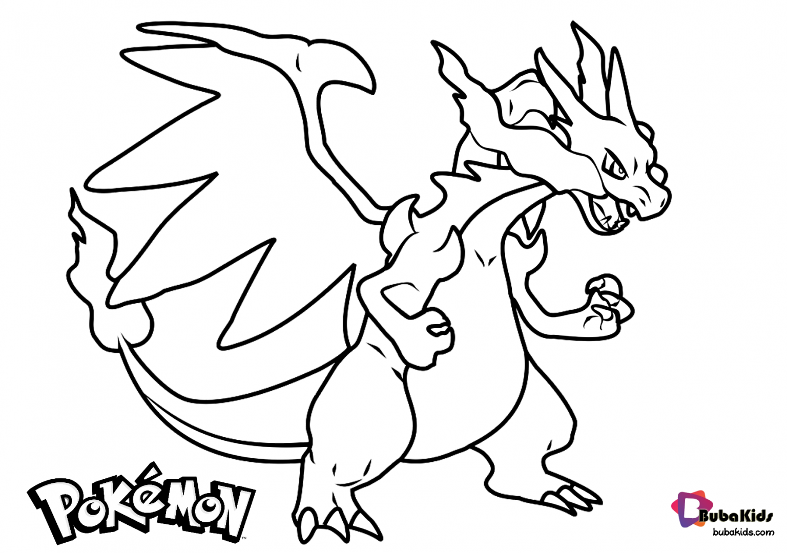 pokemon coloring pages charizard