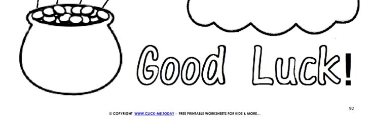 Good Luck Coloring Page Good Luck Coloring Pages Printable – Free Coloring Pages For Kids