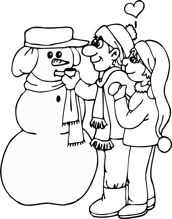 couple coloring page