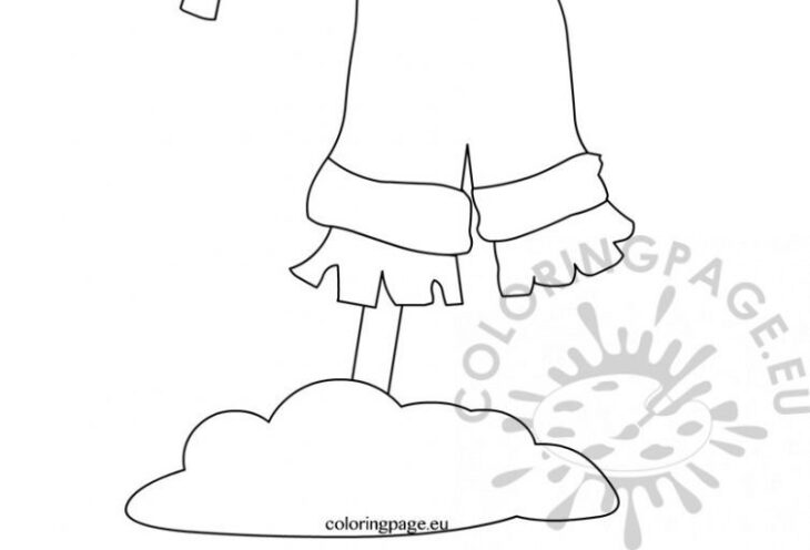 Preschool Scarecrow Coloring Page Coloring Pages Of Scarecrows For Preschooers