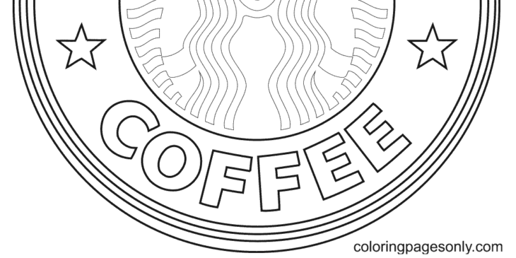 Starbucks Coloring Pages Printable Starbucks Coloring Page At Getcolorings.com