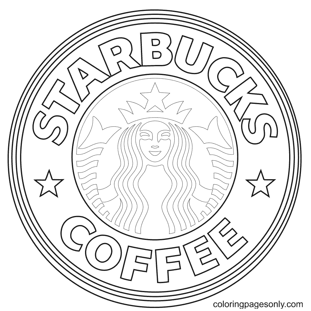 starbucks coloring pages printable