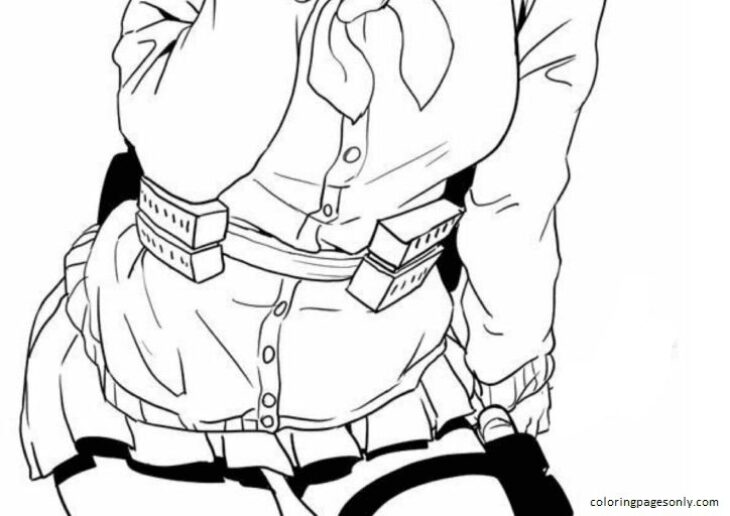 Toga Himiko Coloring Pages Himiko Toga Coloring Pages