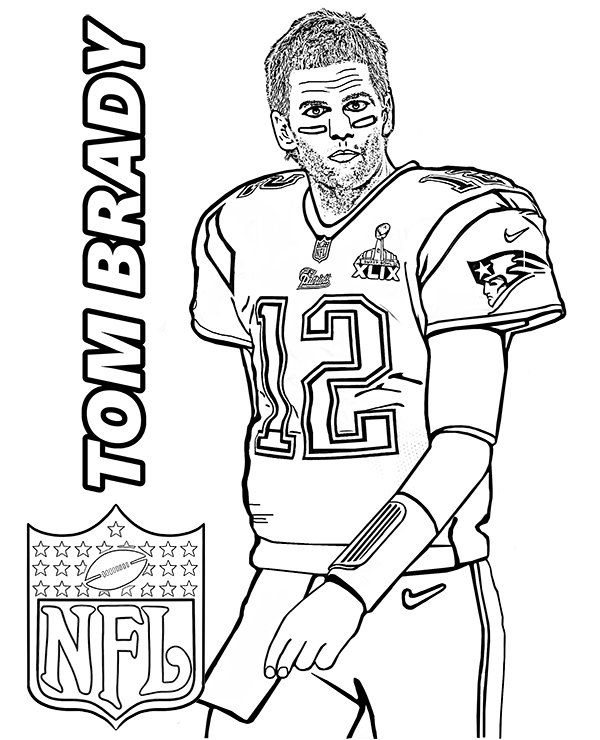 nfl players coloring pages