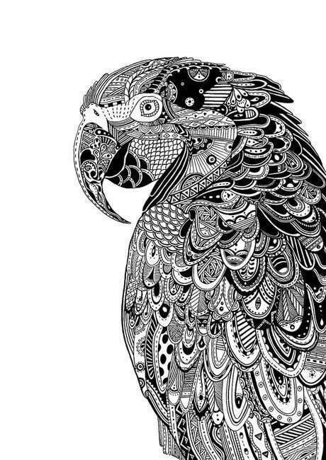 coloriage zen a imprimer animaux