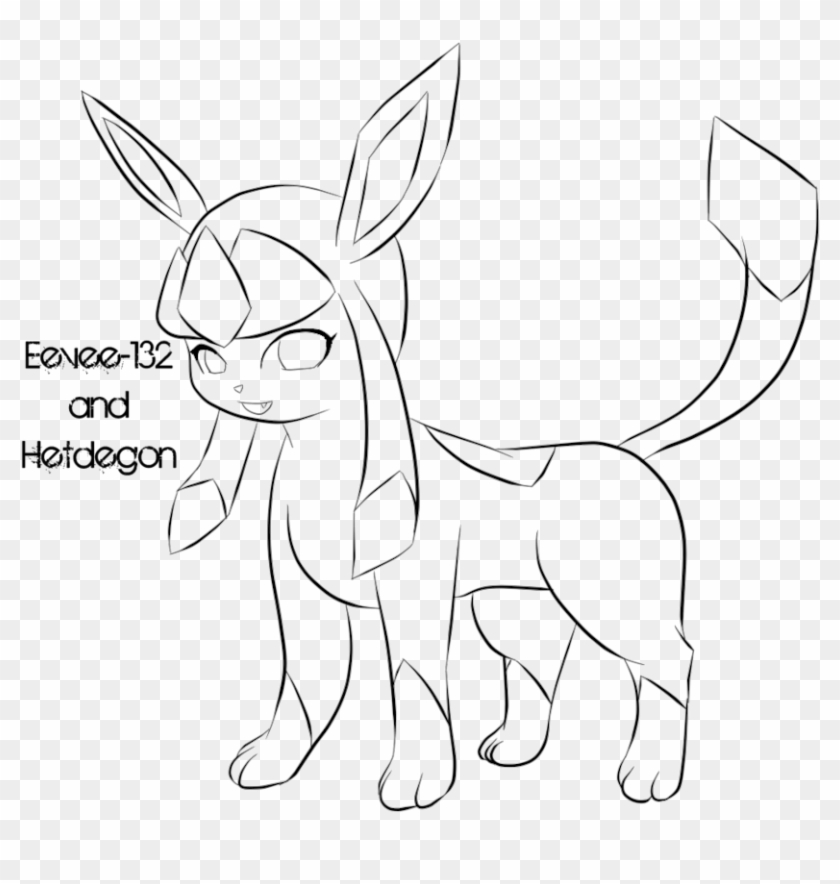 glaceon pokemon coloring pages