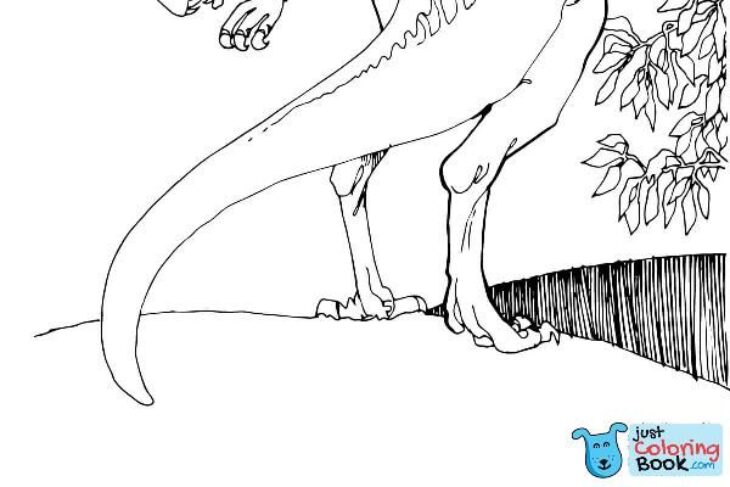Spinosaurus Color Page Spinosaurus Coloring Page