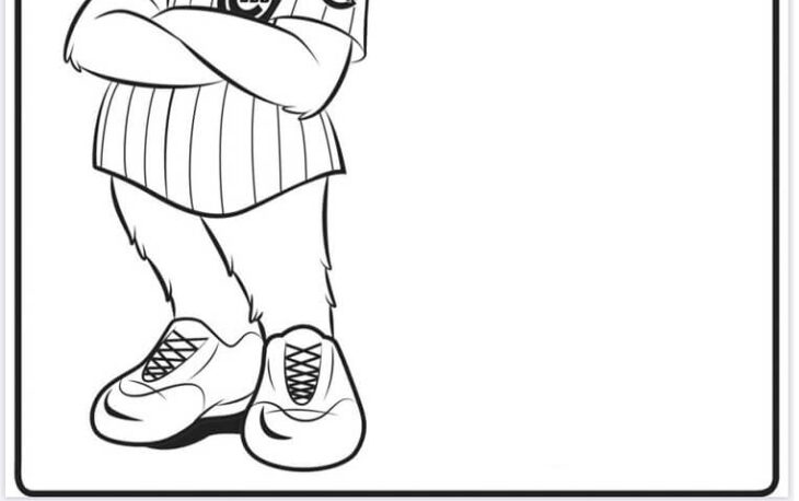 Chicago Cubs Coloring Page Cubs Pages Coloring Chicago Getcolorings Printable