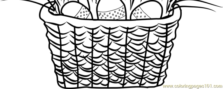 Easter Basket Coloring Page Easter Coloring Pages Basket Adults Adult Printable Kids Colouring Sheets Vintage Color Spring Print Chick Printables христос Bestcoloringpagesforkids Book Eggs