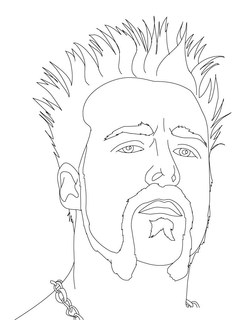 wwe coloring pages