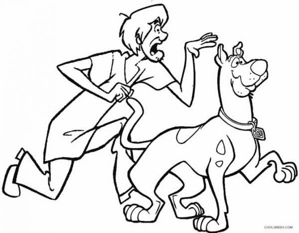 scoob coloring pages