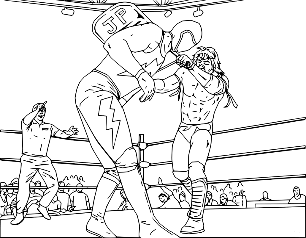 wwe coloring pages the fiend