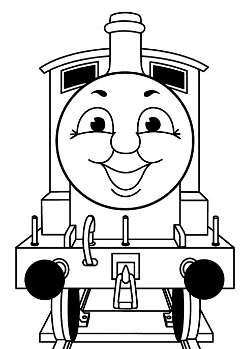 coloriage de thomas