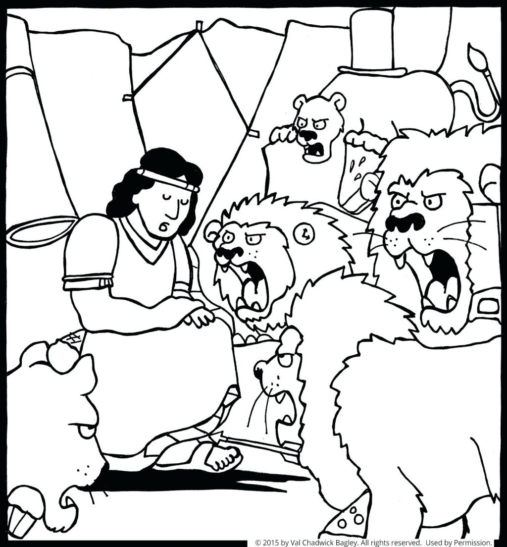 daniel coloring page