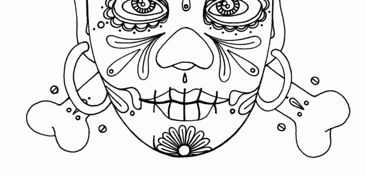 Skulls And Roses Coloring Pages Skull Skulls Hardy Ed