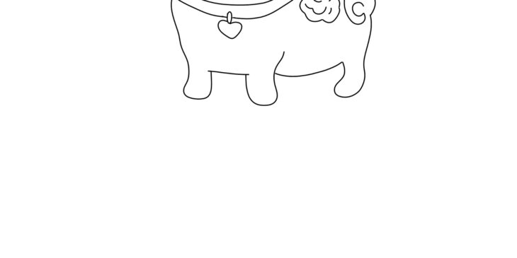 Pugicorn Coloring Page Unicorn Pusheen Pegasus Coloring Page