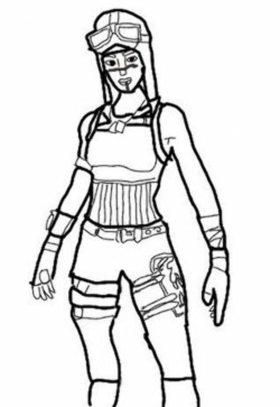 renegade raider coloring page