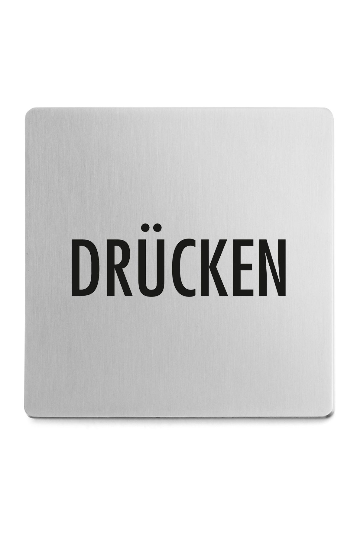 "INDICI" Hinweisschild "Drücken" | Dekoratives | Wohnen | Zack Deutschland