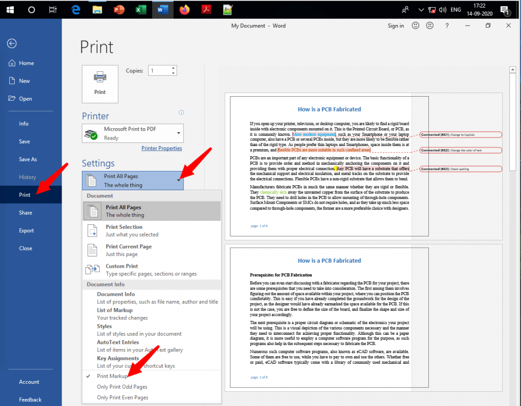 How to Print a Word Document Without Comments - OfficeBeginner