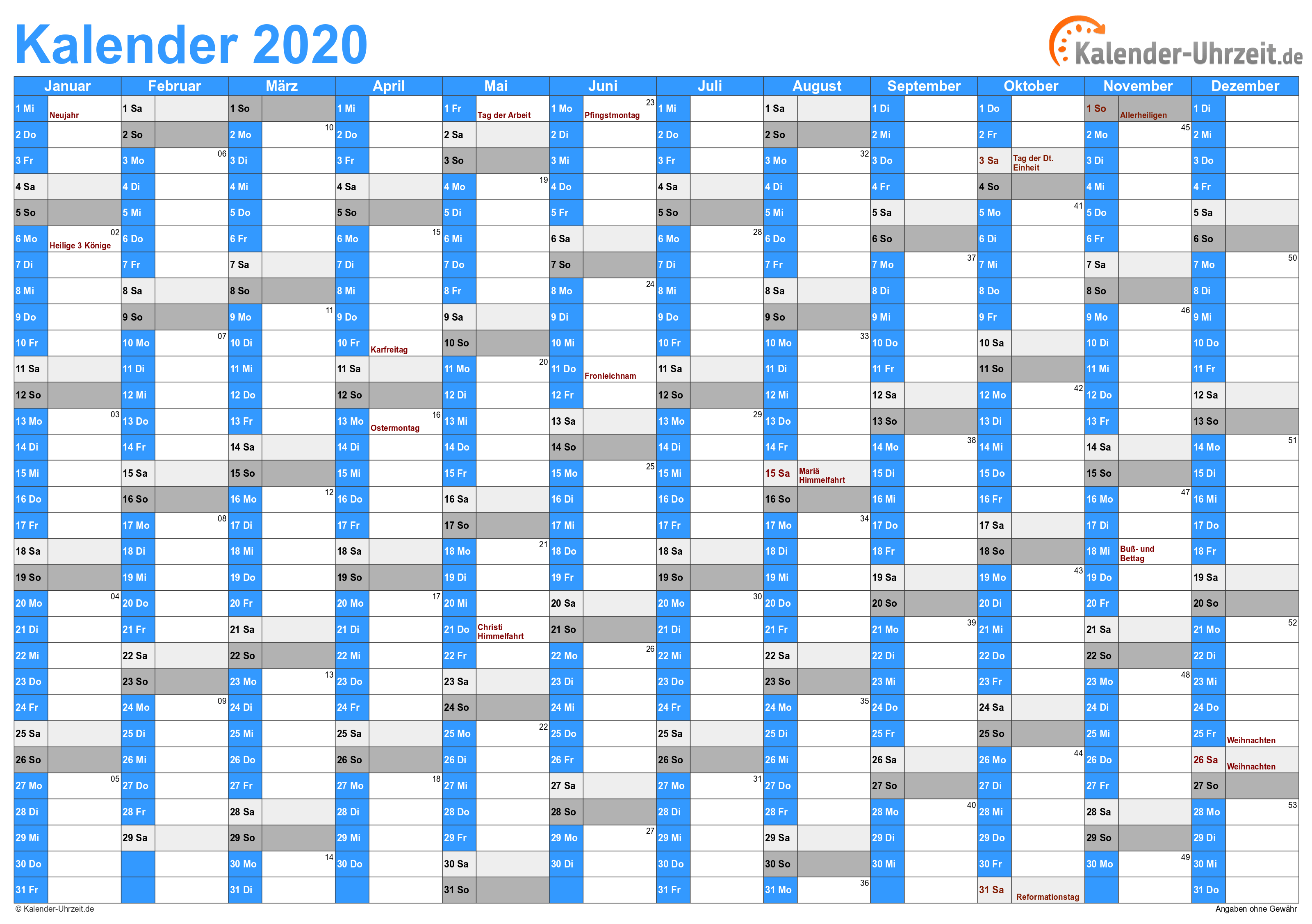 Fotokalender 2020 Als Excel Vorlagen Zum Ausdrucken Images