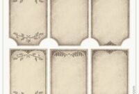 ausdrucken etiketten vorlagen kostenlos vintage