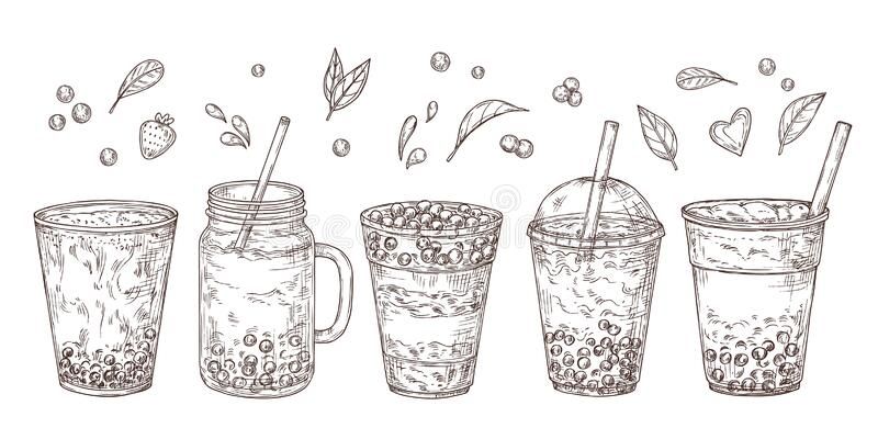 Cute Bubble Tea Coloring Pages - Thomas Willey's Coloring Pages