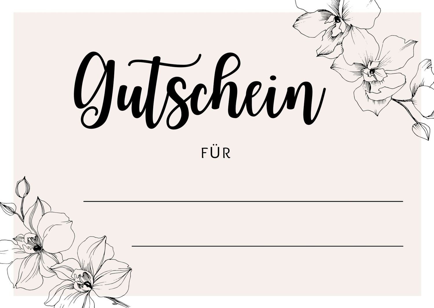 Freebie - Gutschein-Vorlagen zum Ausdrucken | Gutscheine vorlagen