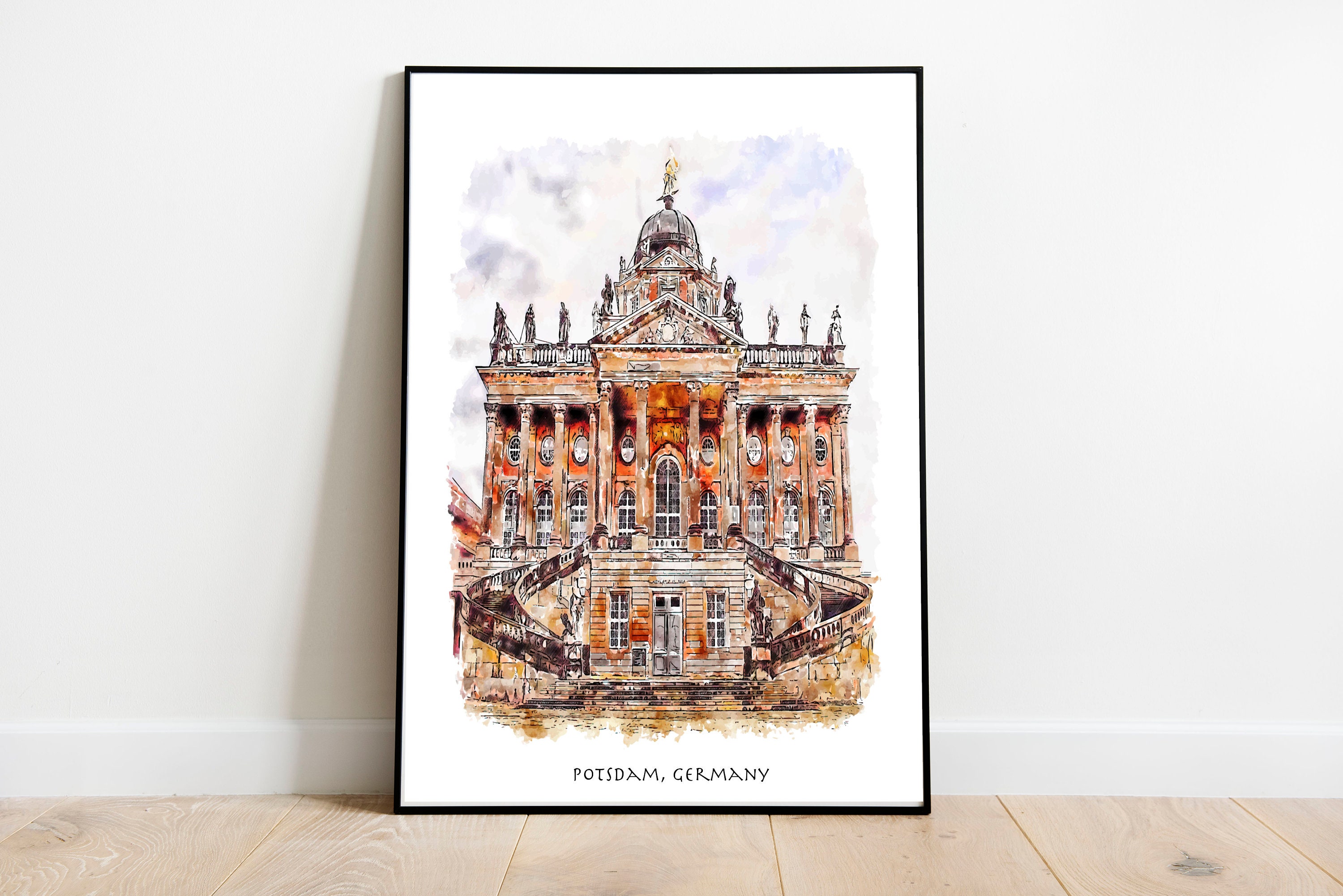 Potsdam Print Reiseposter Art Deco Kunstdruck Poster - Etsy.de
