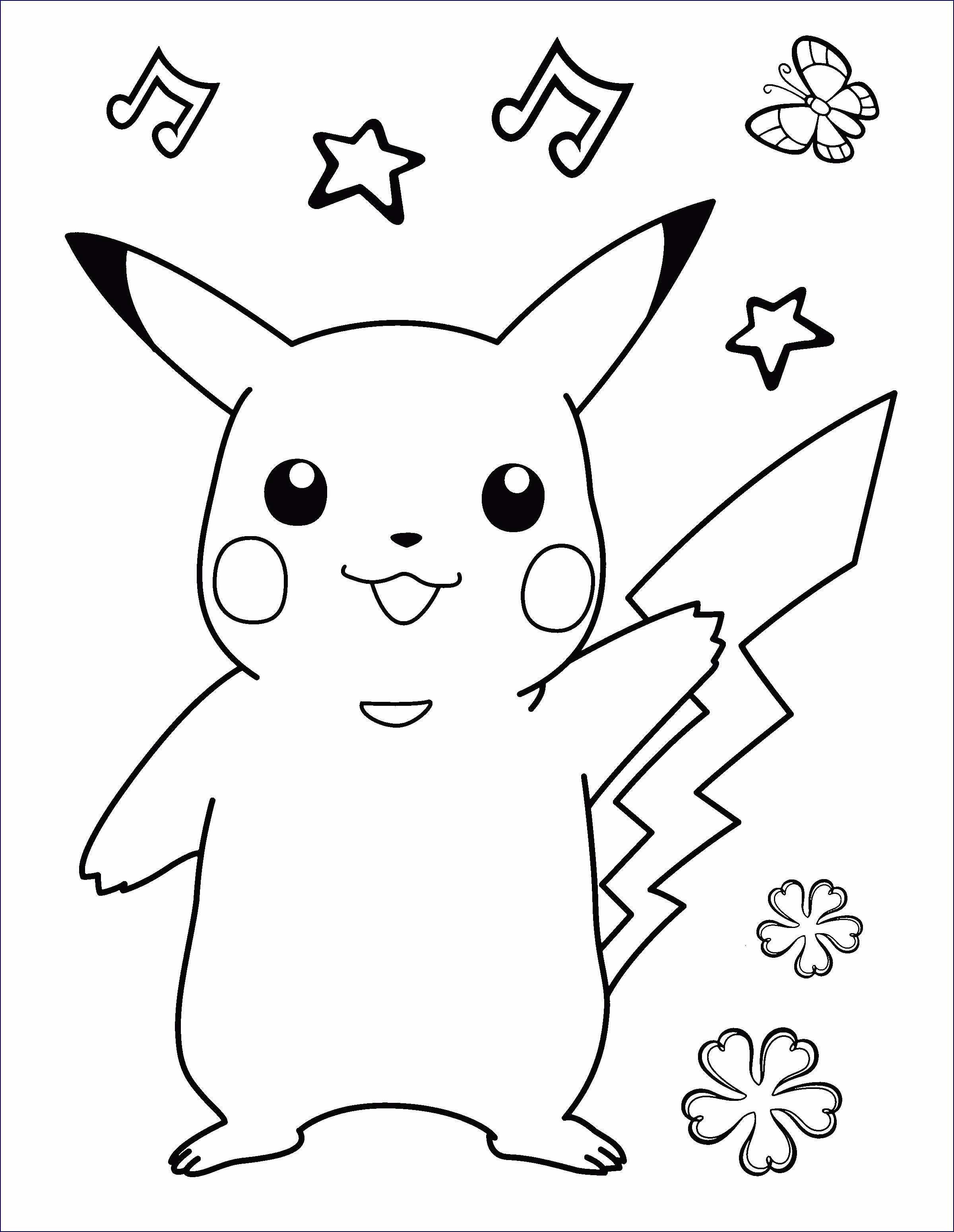 Ausdrucken Pikachu Pokemon Ausmalbilder - Pokemon Aktivitatsblatter Fur