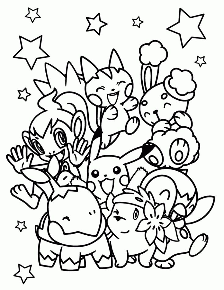 Malvorlagen Pokemon Zum Ausdrucken | Ausmalbilder, Pokemon ausmalbilder